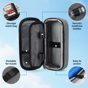 Étui de transport isotherme portable OEM pour flacons d'insuline – Boîte sécurisée anti-choc pour médicaments, approuvée TSA pour les voyages - Product Image 3