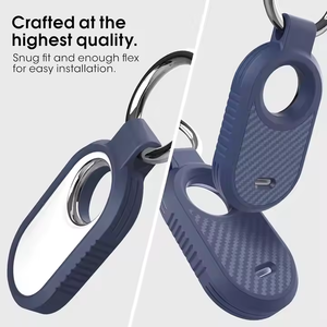 Soporte para SmartTag2 con Patrón de Fibra de Carbono Antiarañazos Avanzado, Resistente al Agua IP67, Apto para Niños, <span class=keywords><strong>Localizador</strong></span> <span class=keywords><strong>GPS</strong></span> Inteligente - Product Image 2
