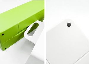 Plastic Portable Makeup Organizer Caddy Tote Divided Basket Bin with Handle <b>Tool</b> <b>Storage</b> Basket - Product Image 4