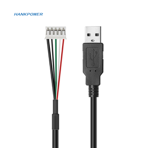 2725 28 + 28 4 núcleos blindados teste cabo USB macho conector para PH2.0 5P Terminal conexão cabo 1.6m - Product Image 3