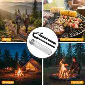 Baiyuheng Outdoor Fire Magnesium Fire Tinder Starter Rope <strong>the</strong> <strong>Flintstones</strong> - Product Image 5