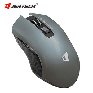 JERTECH W300 seyahat Pc ergonomik alüminyum çift 2.4ghz WIFI sessiz BT şarj edilebilir dizüstü kablosuz fare - Product Image 1