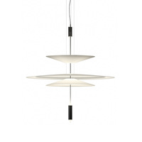 Lustre contemporain italien minimaliste en forme de soucoupe volante dorée, design artistique flamant rose, pour salon, bureau, salle à manger