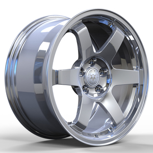 Jantes de course forgées chromées légères à 6 branches Viaol, style JDM classique, 16, 17, 18 pouces, compatibles avec <span class=keywords><strong>Honda</strong></span> Civic, Accord, Inspire, Toyota - Product Image 4