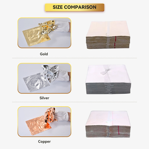 Jin <span class=keywords><strong>Zi</strong></span> Produit Chaud 14/16Cm Imitation Feuille D'or Feuille De Cuivre Feuilles pour La Maison <span class=keywords><strong>Art</strong></span> Artisanat Meubles Décor - Product Image 3