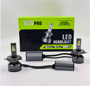 <span class=keywords><strong>Ampoule</strong></span> de phare LED H4 V20 Pro <span class=keywords><strong>pour</strong></span> <span class=keywords><strong>voiture</strong></span>, lampe de <span class=keywords><strong>voiture</strong></span> en cuivre 6000K H4 <span class=keywords><strong>H7</strong></span> 9005 H11, systèmes d'éclairage automobile universels - Product Image 1
