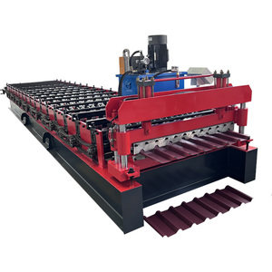 Mexico một lớp kim loại thép hình thang bảng điều khiển cuộn hình thành mái máy - Product Image 6