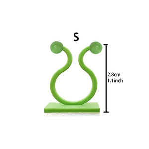 Clip de fixation de vigne en rotin auto-adhésif en plastique moderne <span class=keywords><strong>pour</strong></span> plantes, stents et pots de fleurs - Product Image 1
