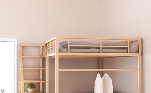 <span class=keywords><strong>Lit</strong></span> mezzanine moderne avec escalier de rangement pour appartement <span class=keywords><strong>studio</strong></span>, solution gain de place - Product Image 3