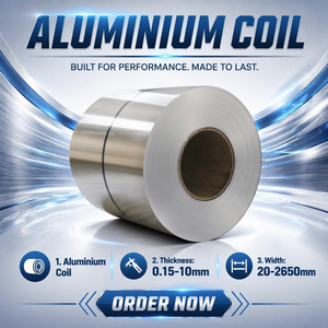Bobina de Aluminio Revestida de Alta Calidad Marca GY 1050 3003 3004 5005 5052 6061 7075 H112 para Construcción - Product Image 1