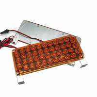 Feu latéral LED universel d'ambulance, rouge, bleu, blanc, jaune, ambre, 7 pouces, 12V/24V, feu de position latéral pour véhicule, remorque, camion
