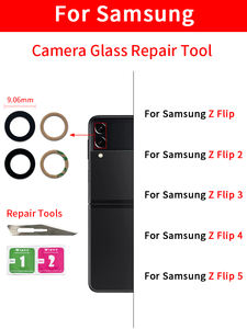 Lentille de caméra arrière de téléphone portable en gros Flex pour <span class=keywords><strong>Samsung</strong></span> S9 <span class=keywords><strong>S10</strong></span> Plus S20 Fe S21 S22 S23 S24 Plus Ultra Z Flip 2 3 4 5 Objectif de caméra - Product Image 5