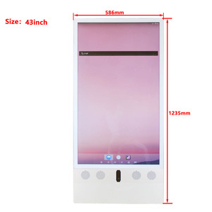 55 inch ngoài trời Totem di chuyển không thấm nước kỹ thuật số biển hiển thị với pin Powered đứng tính năng - Product Image 6