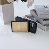 Coque de téléphone iPhone 17 détachable transparente avec fente pour cartes et photos, support fixe, antichoc, en TPU et PC, accessoires de téléphone portable, vente en gros