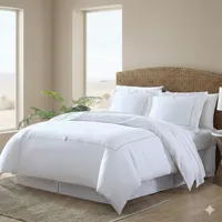 Parure de lit en tissu polyester brodé sur mesure en gros, housse de couette 200TC, moderne, toutes saisons, cadeau de Noël, durable, doux