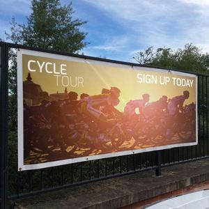 Wholesale Outdoor Advertising Flex Pvc <b>Banner</b> Custom Vinyl Mesh <b>Banner</b> Advertising Material Signs Printing - Product Image 4