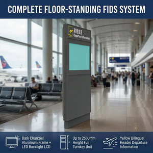 Sistema di Display LCD Personalizzato FIDS per Informazioni e Orientamento Passeggeri in Aeroporti e Metropolitane - Product Image 2