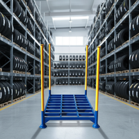 Support de stockage robuste en acier pour pneus de rechange, cadre porte-pneus pour semi-remorques, idéal pour la manutention et le transport en entrepôt