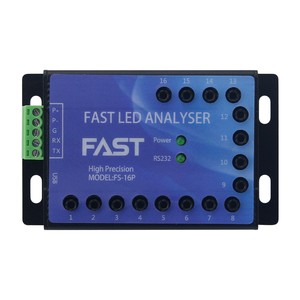Analizador LED rápido de calibración de alta precisión de 16 canales, probador de LED de longitud de onda principal <span class=keywords><strong>HSI</strong></span>/RGB/XY - Product Image 2