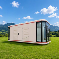 Capsule spatiale préfabriquée pour maison, chambre à coucher en capsule, capsule spatiale