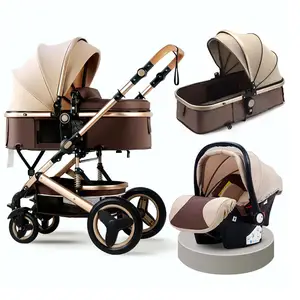 China High Landscape 3 In 1 Baby Strollers, Toddler Comfortable 3 In 1 Stroller Baby Murah/