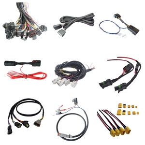 Harness Kabel Industri Tugas Berat dengan Konektor Molex 14 AWG untuk Perakitan Kabel Mesin - Product Image 1
