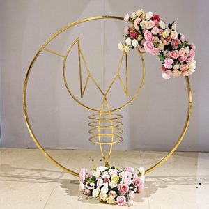 Wedding Stage Metal Backdrop Arcs Collection Wholesale Wedding <b>Decoration</b> Metal Grid Backdrop Wedding Stage Metal Backdrop Stand - Product Image 1