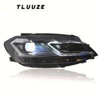 Ensemble de phares LED pour Volkswagen Golf 2014-2017, feux de jour, clignotants, feux de route et de croisement, 6000K, 12V, 35W, Plug and Play, 5 styles disponibles
