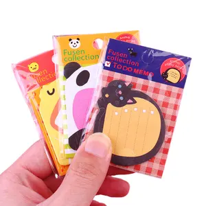 Hot Promotion Cute Memo Pad Sticky Notes Office School Supplies Tear Off Animal Paper Message Posted Planner Stickers Notepads