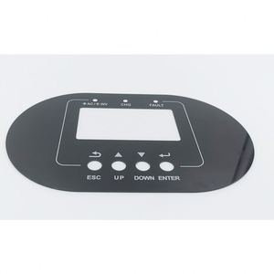 Panel de Control de Membrana PET Ovalado Personalizado, Cubierta de Teclado para Equipos Industriales con Ventana de Visualización y Protector de Pantalla - Product Image 4