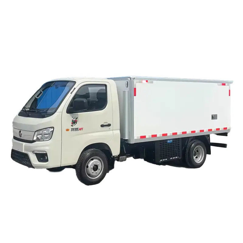 Foton M 1,5l 116hp 3.12M 4*2 Freezer dingin Minil kulkas kotak Van dan truk untuk transportasi daging