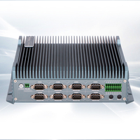 Mini-ordinateur industriel I7-7500U sans ventilateur, 5 ports LAN, plusieurs ports USB, prend en charge le module 4G, pour armoire d'automatisation