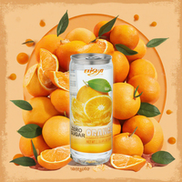 Boisson gazeuse aromatisée à l'orange en conserve (330 ml) pour enfants et adultes, vente en gros OEM