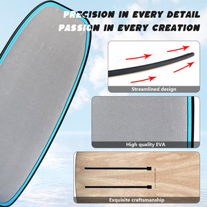High Quality 16.7L Carbon Fiber Epoxy All-Around SUP Surfboard With Bag 150kg Load Capacity Beginner-Friendly for <b>Surfing</b> 106 Su - Product Image 4