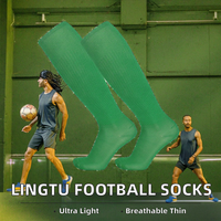 Chaussettes de football mi-hautes pour enfants et adultes, légères, respirantes, longues, décontractées, couleur unie, anti-salissures, tricotées
