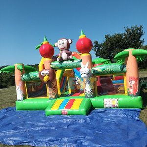 Château gonflable pour enfants et adultes, grand toboggan gonflable pour aire de jeux, château gonflable pour sauter - Product Image 2