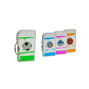 Mới cảm giác căng thẳng làm dịu chuyển động chất lỏng Keychain nước hẹn giờ Keyring làm bằng nhựa lỏng Keyring cho khả năng đọc tốt hơn - Product Image 6