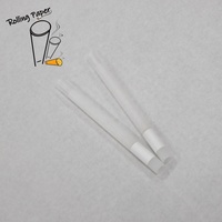 Vente directe du fabricant de tubes en papier à rouler jetables en verre blanc de 10 * 30 mm, spécifiques pour le blanchiment des dents et le tabagisme