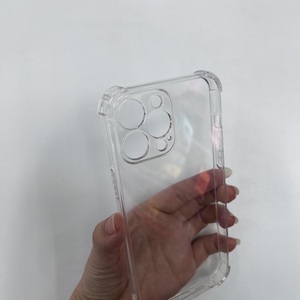 Funda de TPU transparente a prueba de golpes para teléfono móvil, cubierta de cuatro esquinas, cristal transparente, para <span class=keywords><strong>iPhone</strong></span> 13 pro max 13mini - Product Image 4