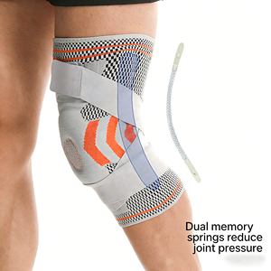 <span class=keywords><strong>Rodilleras</strong></span> <span class=keywords><strong>de</strong></span> Compresión Profesionales con Estabilizadores Laterales Dobles, Rodillera Ortopédica para Fútbol, Baloncesto y Running - Product Image 3
