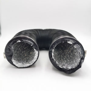 6インチ8ft HVACシステム換気部品を組み合わせた柔軟なエアダクトアルミ箔絶縁PVC 18各クランプ付き - Product Image 3