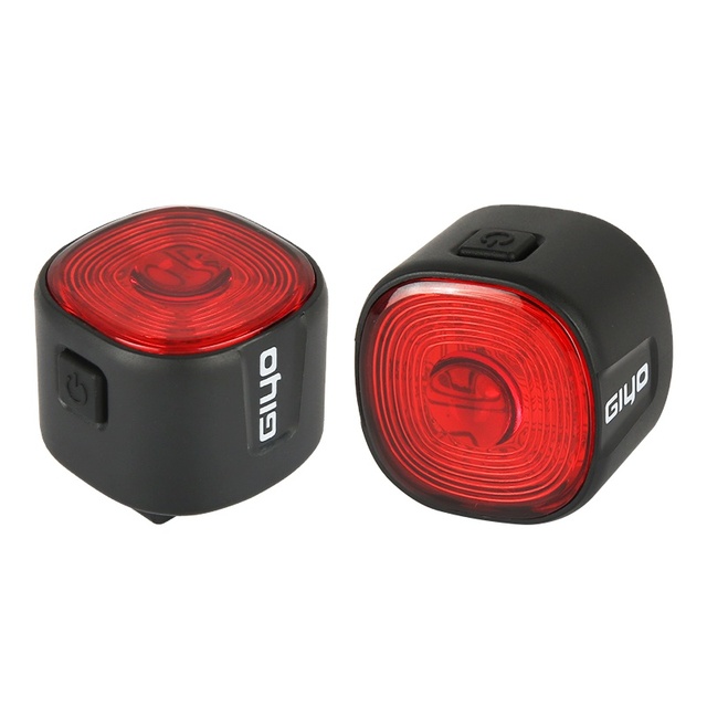 USB Smart Rear Light for Night Cycling Safety IP66 Waterproof Auto Brake Sensing with 6 Modes for E-BIKE MTB and Road Bikes