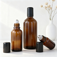 Prix d'usine – Flacon vide en verre pour huile fine, cosmétiques et essences, 5ml, 10ml, 15ml, 20ml, 30ml, 50ml, 100ml