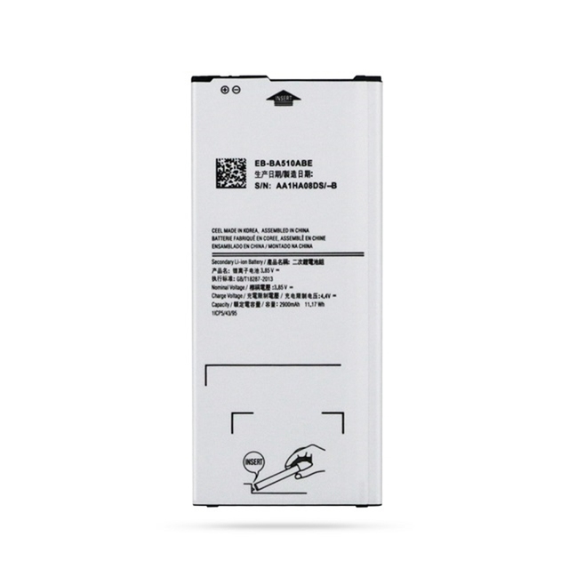 For Samsung EB-BA510ABE 2900mAh Battery for Refurbished Phone Wholesale Galaxy A5 2016 A5100 CE RoHS Bulk