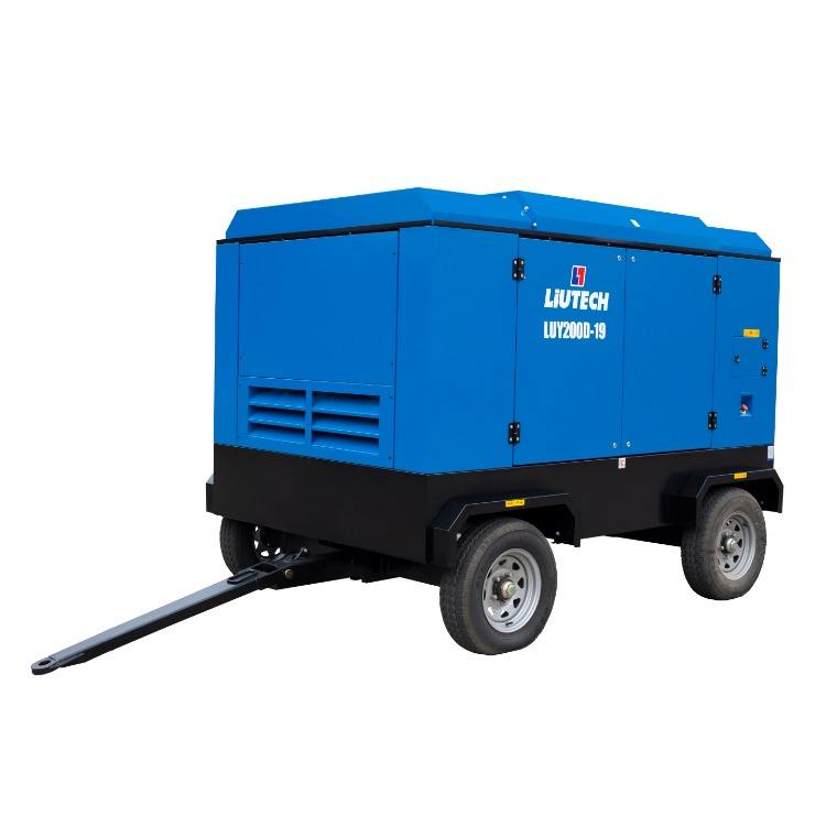 Liutech LUY110-12 Portable Air Compressors for Stone Crushing