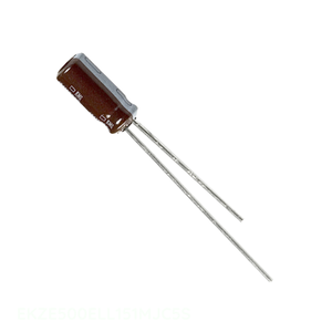 Condensador Original CAP ALUM 150UF 20% 50V RADIAL TH EKZE500ELL151MJC5S de 150 uF con Orificio Pasante - Product Image 1