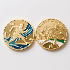 عملة تذكارية فضية عاكسة، عملة نحاسية برونزية من سبائك الزنك، عملة معدنية ثلاثية الأبعاد تذكارية، عملة تحدي نحاسية فارغة مخصصة للجمع - Product Image 4