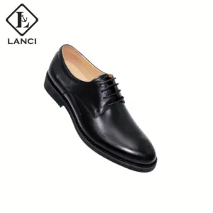 LANCI 2022 Factory Supply men shoes Genuine Leather Dress Shoes & Oxfords Custom men's leather business dress shoes