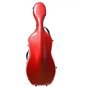 Good quality cello case 1/4-4/4 cello case carbon fiber cello hard case CC-10