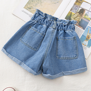 Shorts de Mezclilla para Niñas, Moda Infantil de Verano, Dos Colores - Product Image 3